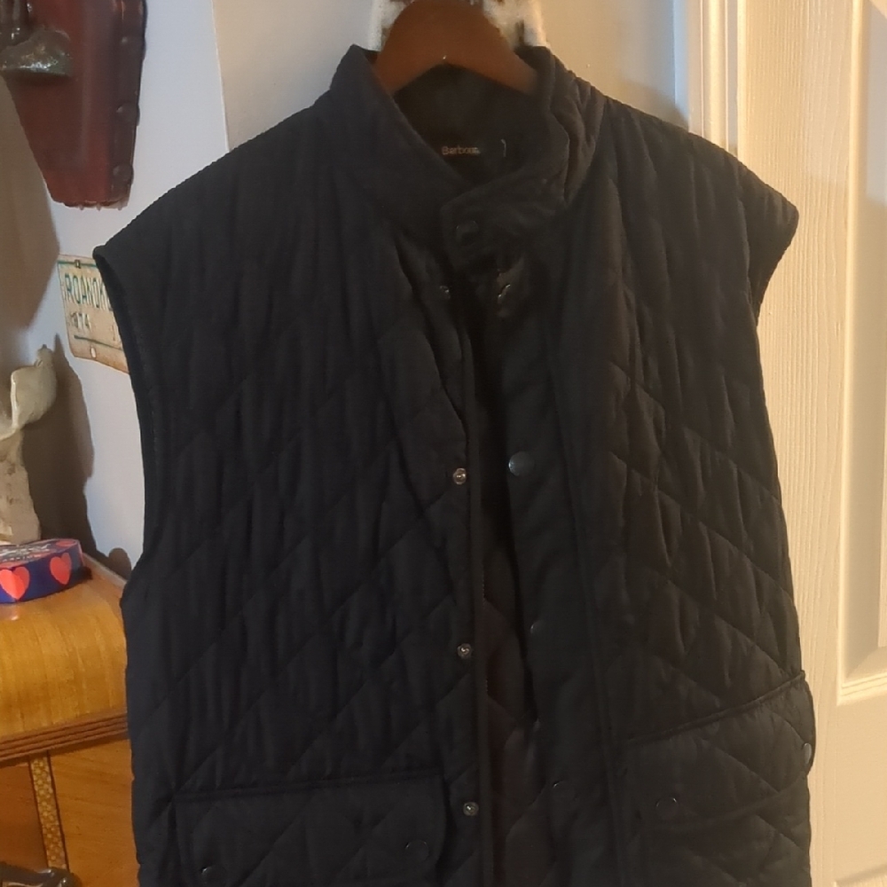 Barbour Dark Quilted Vest